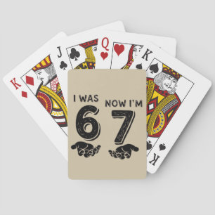 Jeu De Cartes Mème drôle d'anniversaire six sept ans 6 7 ans Fêt