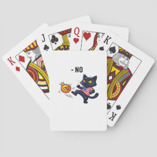 Jeu De Cartes Mème politique drôle sans design de chat