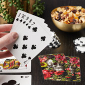 Jeu De Cartes Méménto Crâne floral (In Situ)