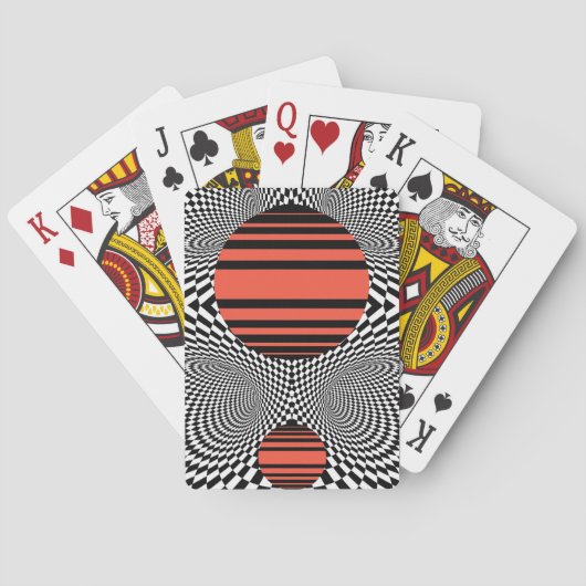 Jeu De Cartes Memphis OpArt (dos)