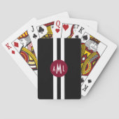 Jeu De Cartes Men Monogrammed Playing Cards (dos)