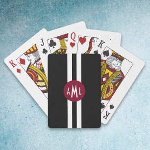 Jeu De Cartes Men Monogrammed Playing Cards