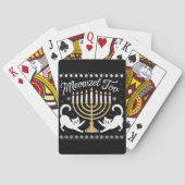 Jeu De Cartes Meowzel Tov Drôle Chanukah Hanoukka Douleur moche (dos)