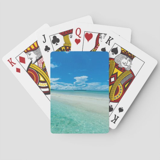 Jeu De Cartes Mer tropicale bleue, Palau (dos)