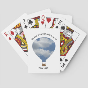 Jeu De Cartes Merci de Votre Dévouement pour Nous Faire Décoller