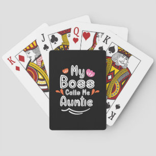 Jeu De Cartes Mère Cadeau Mon Patron M'Appelle Tante