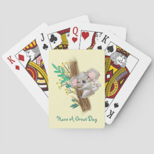 Jeu De Cartes Mère Et Bébé Koalas Classic Jouer Des Cartes