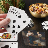 Jeu De Cartes Mère et enfant (par Bouguereau) (In Situ)