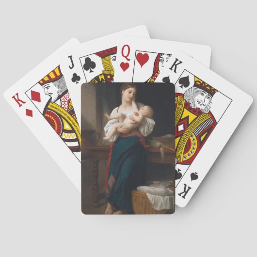 Jeu De Cartes Mère et enfant (par Bouguereau) (dos)