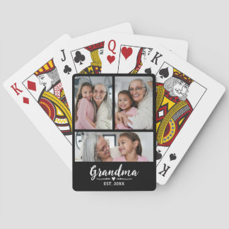 Jeu De Cartes Mère-grand a établi Script Noir 3 Photo