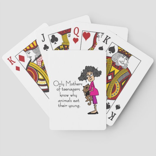 Jeu De Cartes Mères des adolescents (dos)