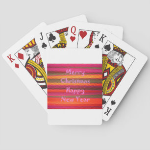 Jeu De Cartes Merry Christmas Happy
