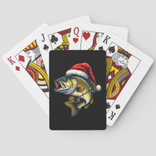 Jeu De Cartes Merry Fishmas Père Noël Pêcheurs amoureux Drôle Pê