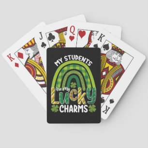 Jeu De Cartes Mes étudiants sont mes charmes chanceux St Patrick