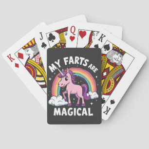 Jeu De Cartes Mes Farts sont Magique Funny Unicorn Arc-en-ciel