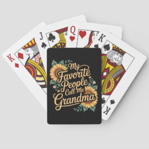 Jeu De Cartes Mes personnes préférées m'appellent grand-mère pou