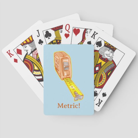 Jeu De Cartes Mesure de bande système de mesure (dos)
