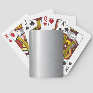 Jeu De Cartes Métal en acier inoxydable