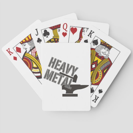 Jeu De Cartes Métal lourd (dos)