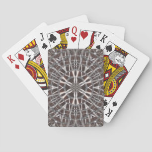 Jeu De Cartes Métal Maillé Argent