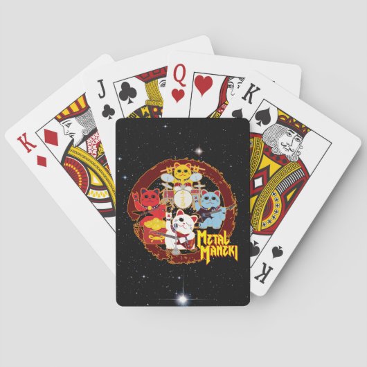 Jeu De Cartes Métal Maneki (dos)
