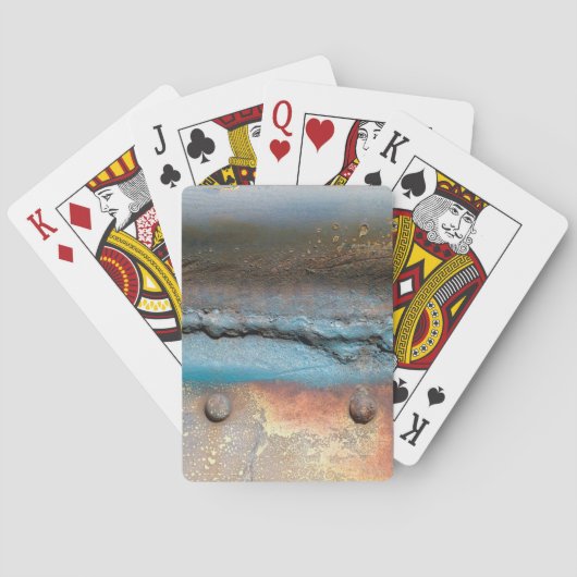 Jeu De Cartes Métal oxydé (dos)