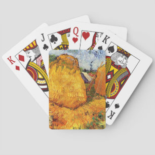 Jeu De Cartes Meules de foin en Provence par Van Gogh.