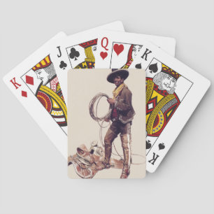 Jeu De Cartes "Mexicain Cowboy" par W Herbert Dunton