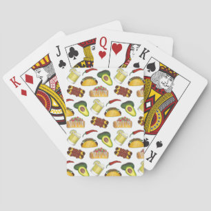 Jeu De Cartes Mexique Tex Mex Nourriture Taco Enchilada Chimicha