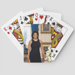 Jeu De Cartes Michelle Obama joue aux cartes