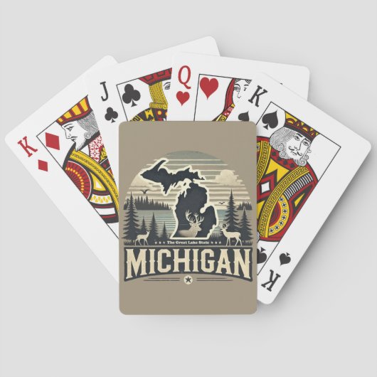 Jeu De Cartes Michigan (dos)
