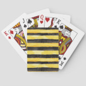 Jeu De Cartes Miel Abeille Noir Or Jaune Noël (dos)