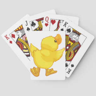 Jeu De Cartes mignon canard caricature