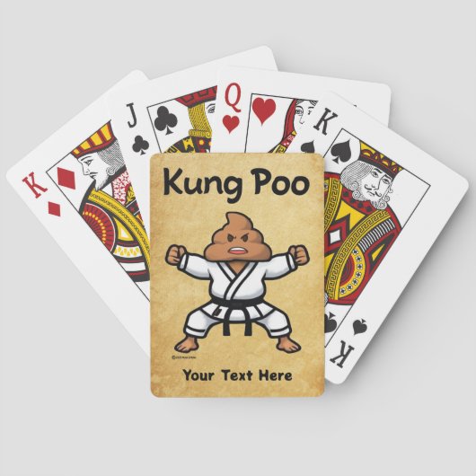 Jeu De Cartes Mignon Kung Poo Karate (dos)