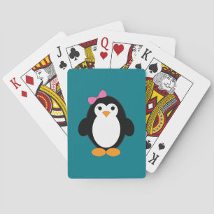 Jeu De Cartes Mignon Manchot Fille