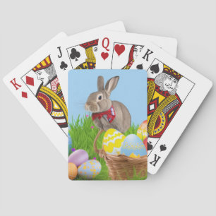 Jeu De Cartes Mignonne Bunnyfor Pâques pour une humeur positive