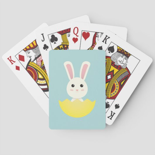Jeu De Cartes Mignonne lapin de Pâques I (dos)