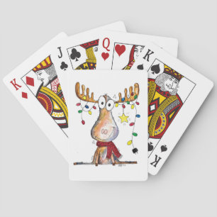 Jeu De Cartes Mignonne orignal de Noël