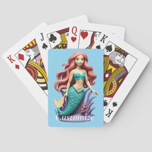 Jeu De Cartes Mignonne sirène Thunder_Cove (dos)