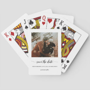 Jeu De Cartes Mini-Script Photo Enregistrer La Date