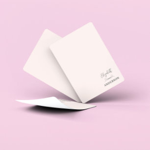 Jeu De Cartes Minimaliste moderne rose pâle
