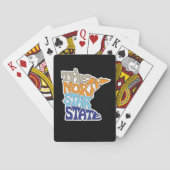 Jeu De Cartes Minnesota Nickname Word Art (dos)