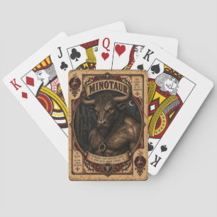 Jeu De Cartes Minotaur, Monstres de Cirque Vintage