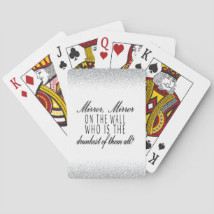 Jeu De Cartes Miroir, miroir sur le mur