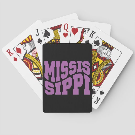 Jeu De Cartes Mississippi (dos)