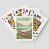 Jeu De Cartes Missouri vintage (dos)