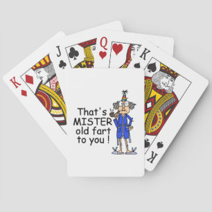Jeu De Cartes Mister Old Fart Humour d'anniversaire