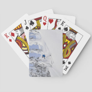 Jeu De Cartes Mistie Fortin skie dans la poudreuse