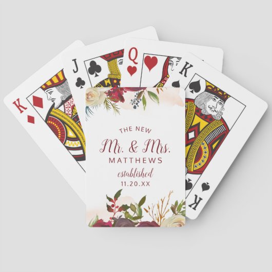Jeu De Cartes Mistletoe Manor Le Nouveau M. et Mme Newlyweds (dos)