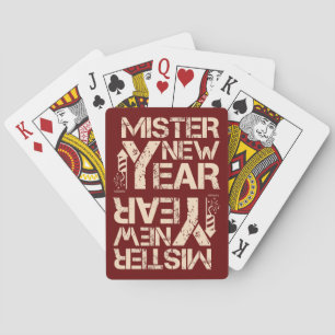 JEU DE CARTES MISTRE NOUVELLE ANNÉE